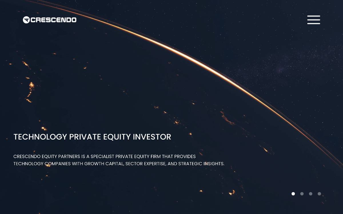 Crescendo Equity Partners website preview