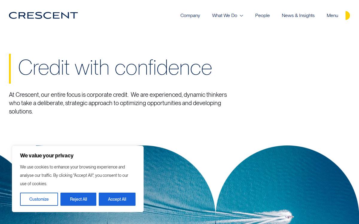 Crescent Capital Group website preview