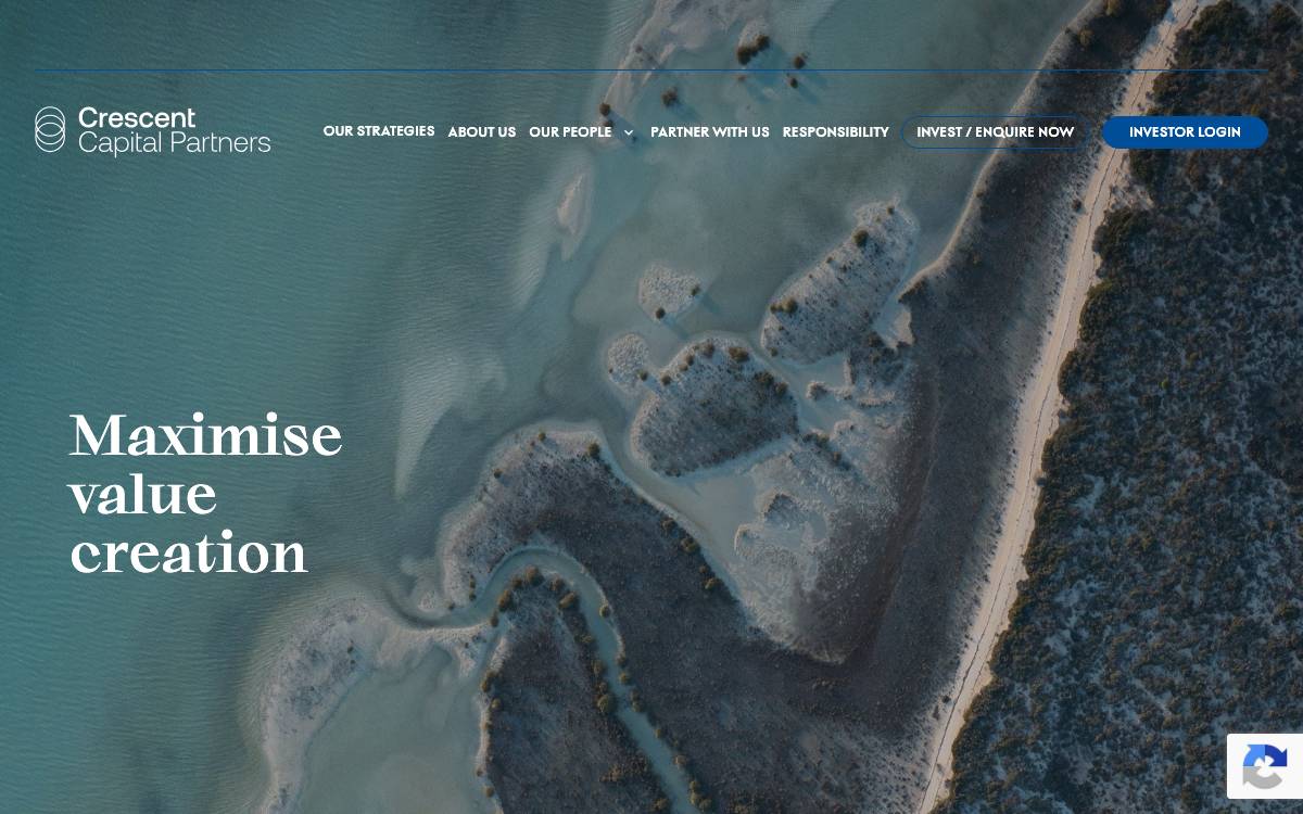 Crescent Capital Partners website preview