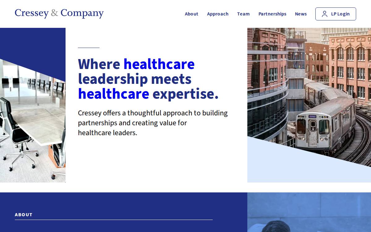 Cressey & Company website preview