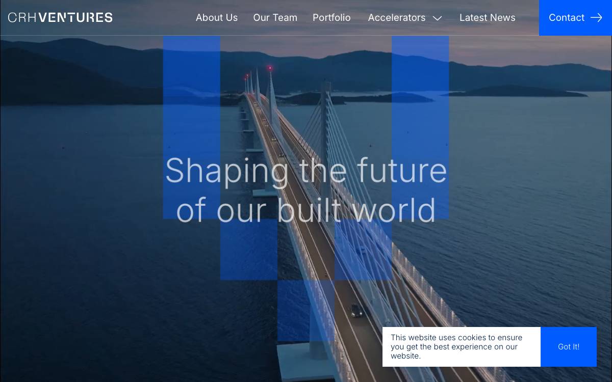 CRH Ventures website preview