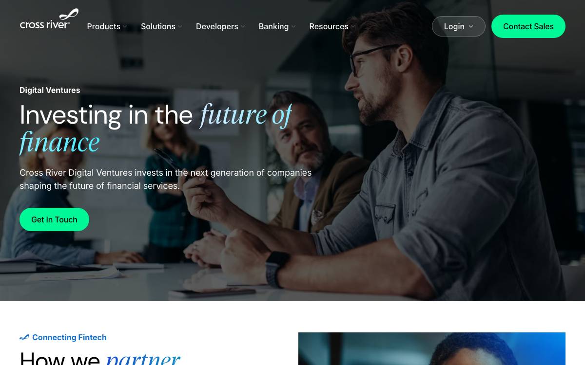 Cross River Digital Ventures website preview