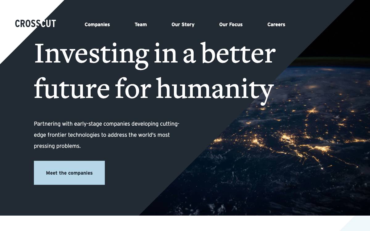 Crosscut Ventures website preview