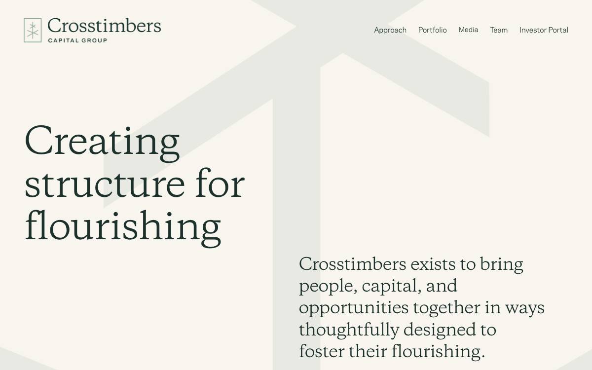 Crosstimbers Capital Group website preview