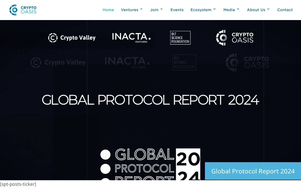 Crypto Oasis website preview