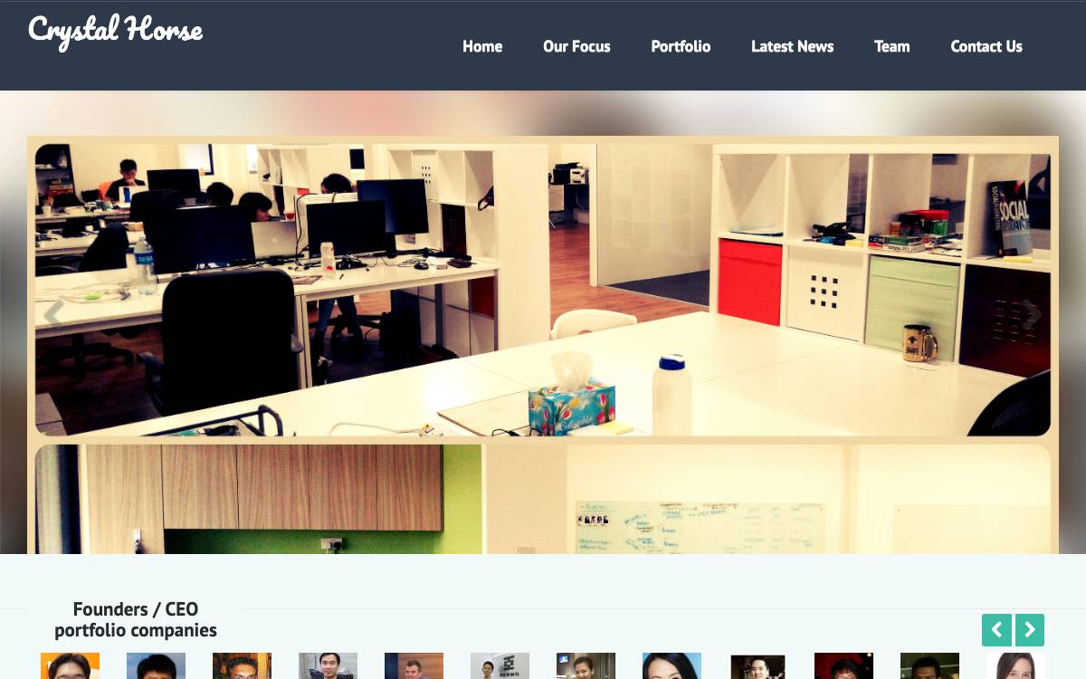 Crystal Horse Investments website preview