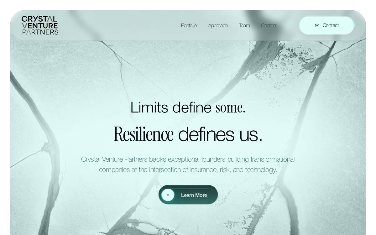 Crystal Venture Partners website preview
