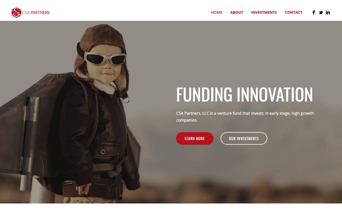 CSA Partners LLC website preview