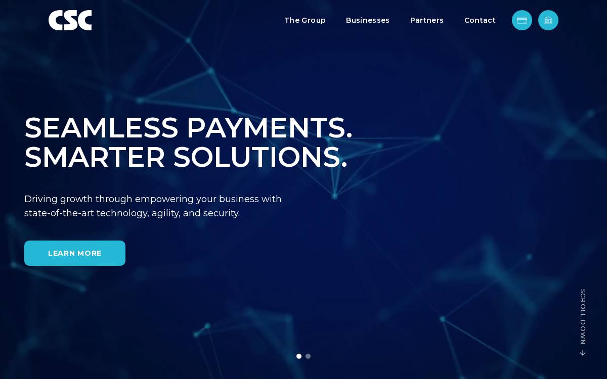 CSC Venture Capital website preview