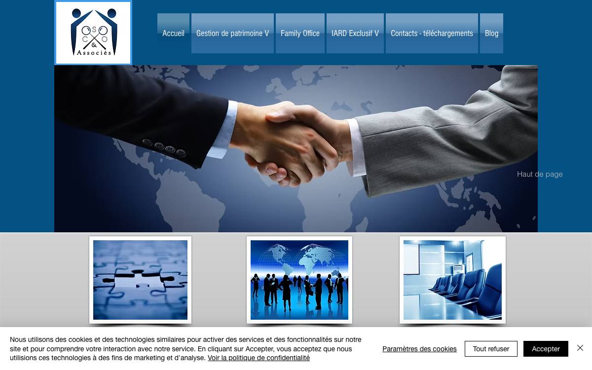 CSO & Associés website preview