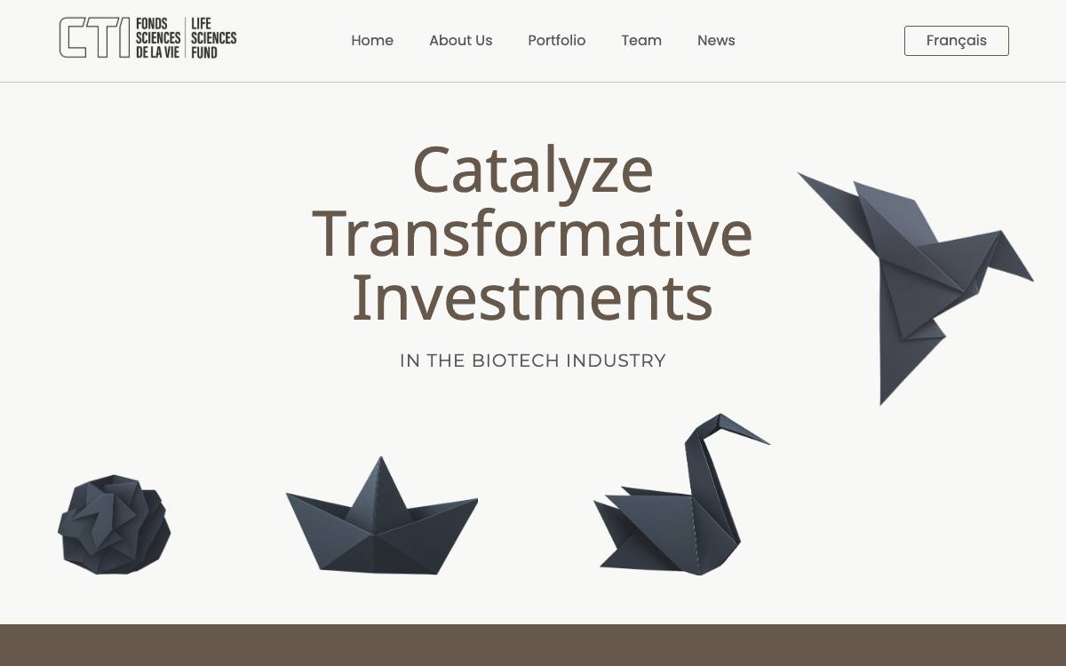 CTI Life Sciences Fund L.P. website preview