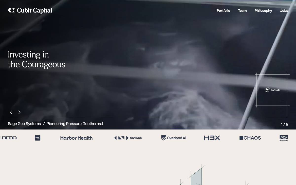 Cubit Capital website preview
