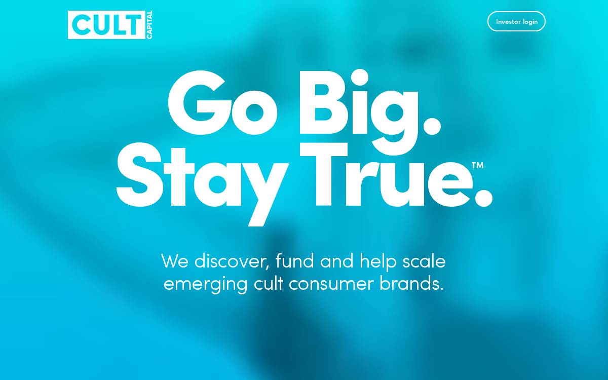 Cult Capital website preview