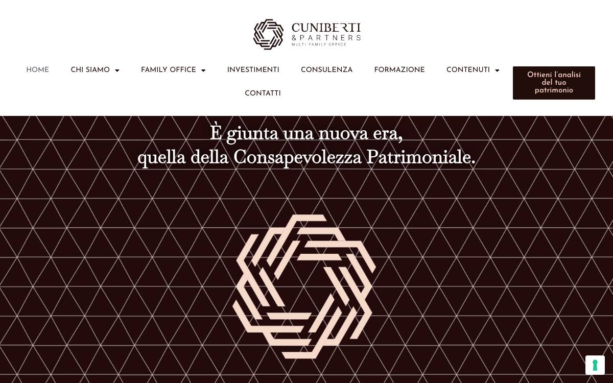 Cuniberti & Partners SIM website preview