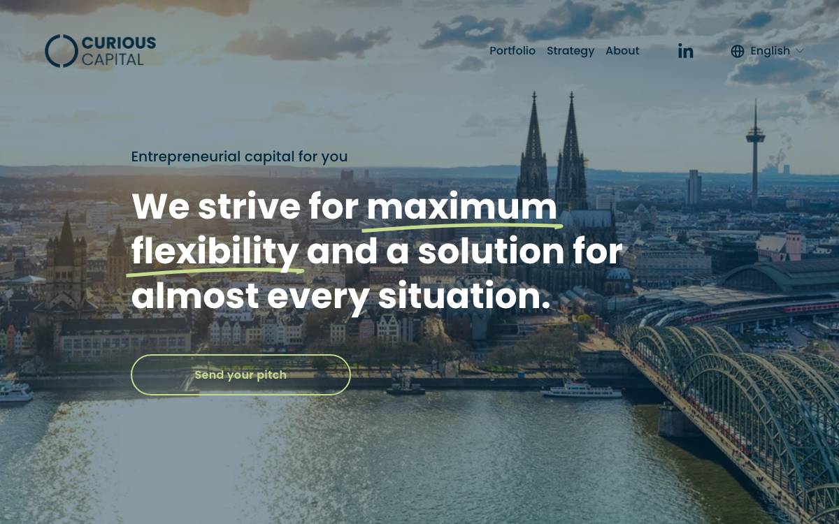 Curious Capital GmbH & Co. KG website preview