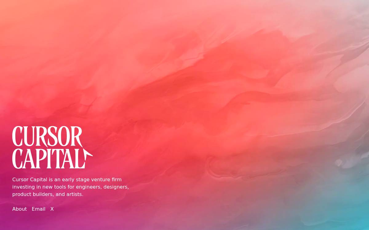 Cursor Capital website preview