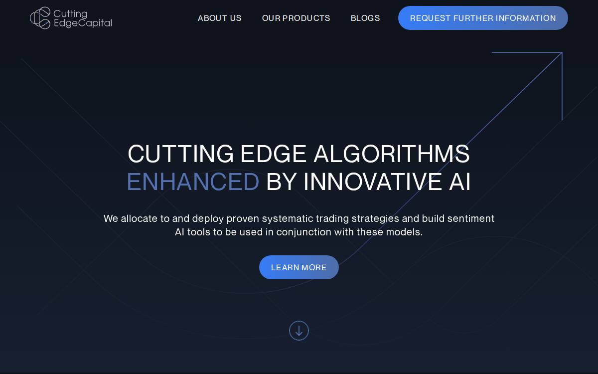 Cutting Edge Capital website preview