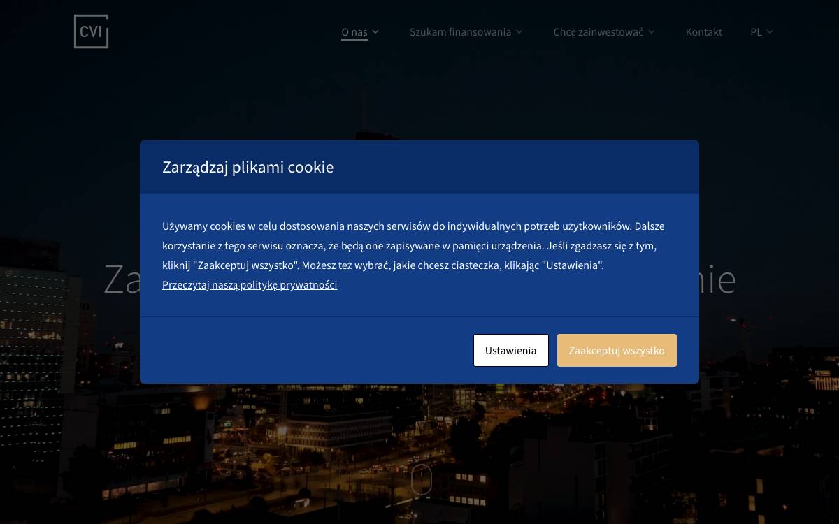 CVI Dom Maklerski sp. z o.o website preview