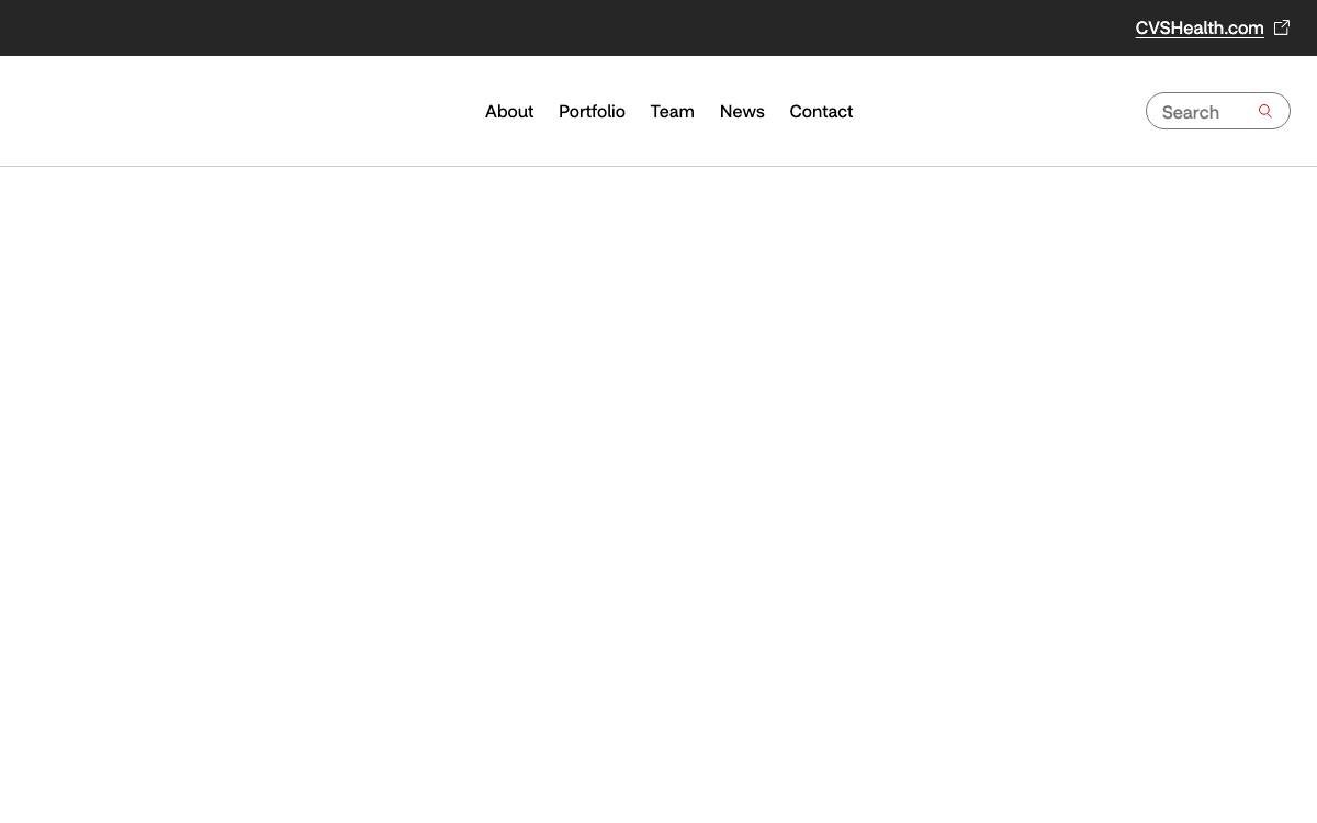 CVS Health Ventures website preview