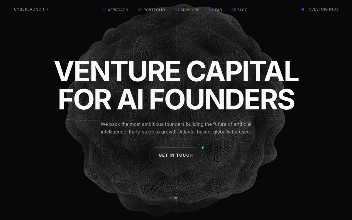 Cyberlaunch website preview