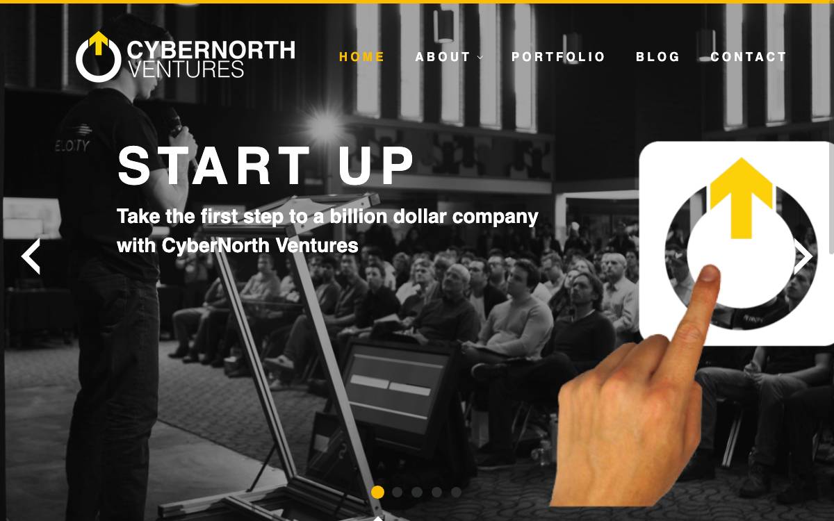 CyberNorth Ventures website preview
