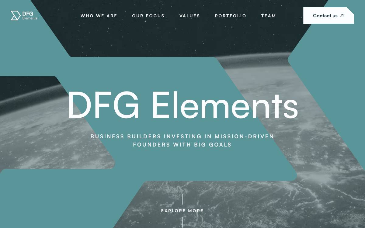 D&FG Elements website preview