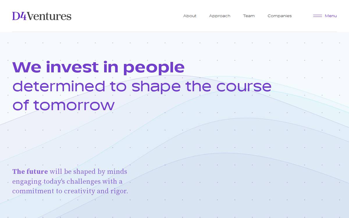 D4 Ventures website preview