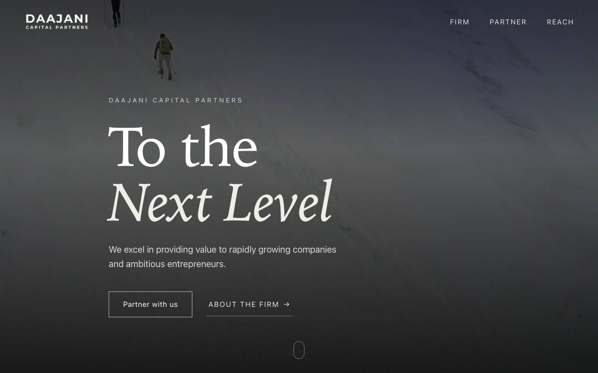 Daajani Capital Partners website preview