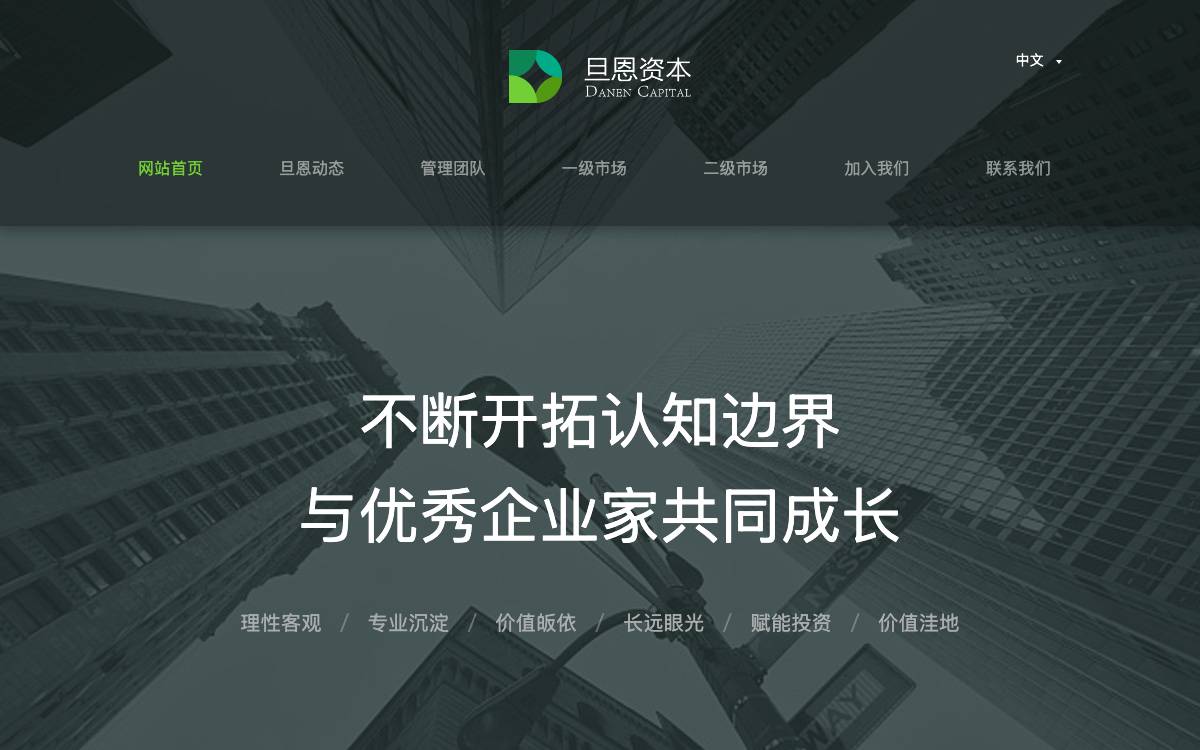 Danen Capital website preview