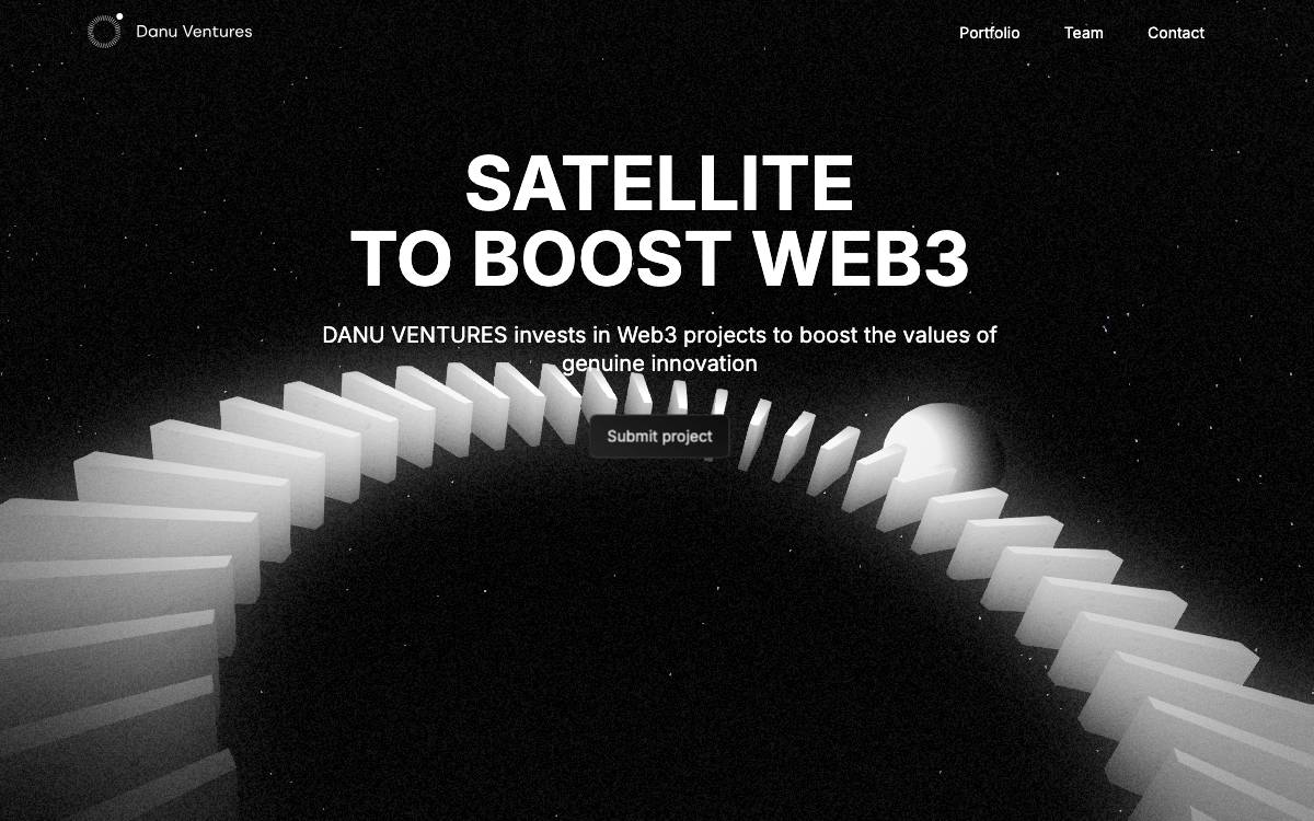 Danu Ventures website preview