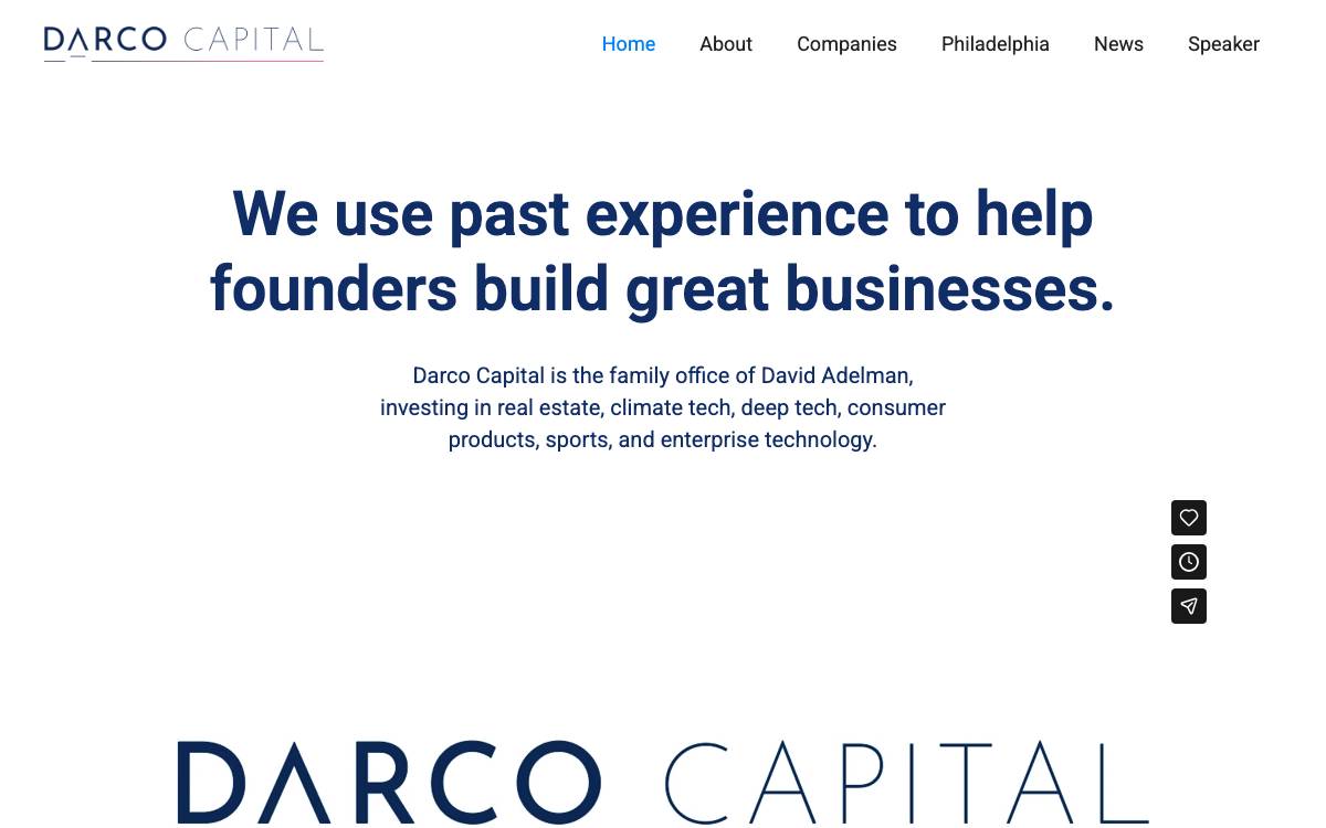 Darco Capital website preview