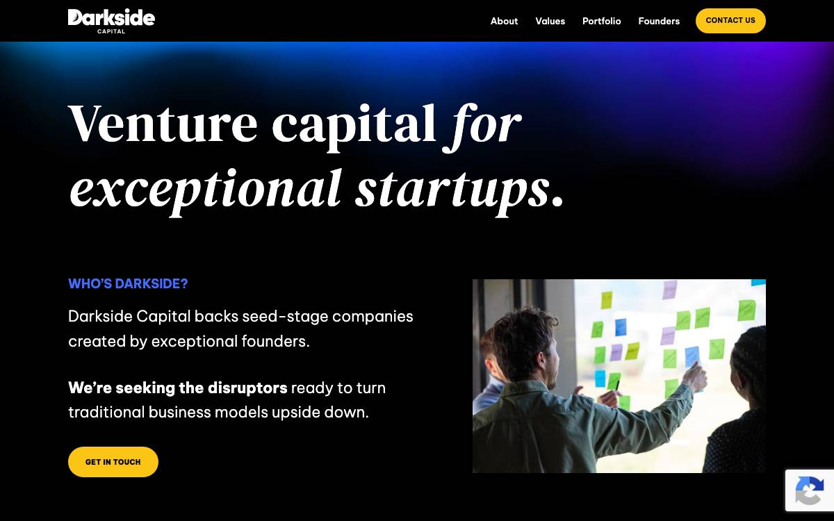 Darkside Capital website preview