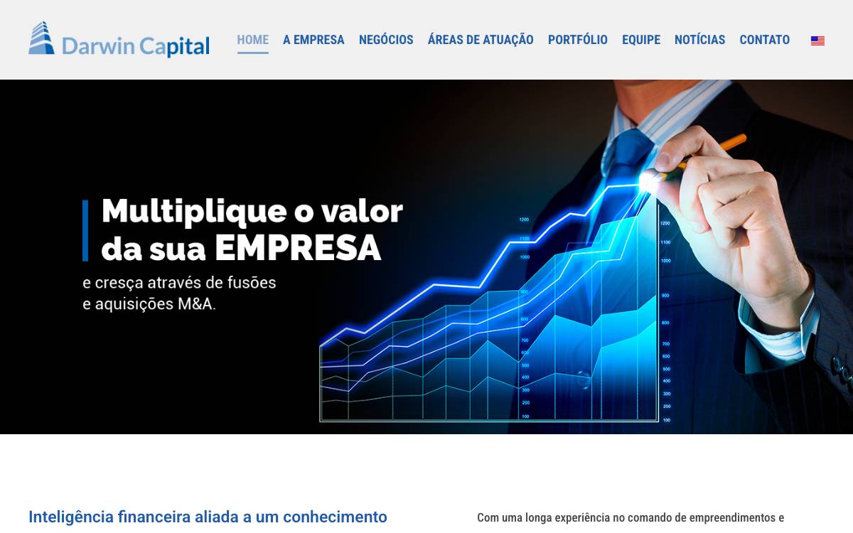 Darwin Capital website preview