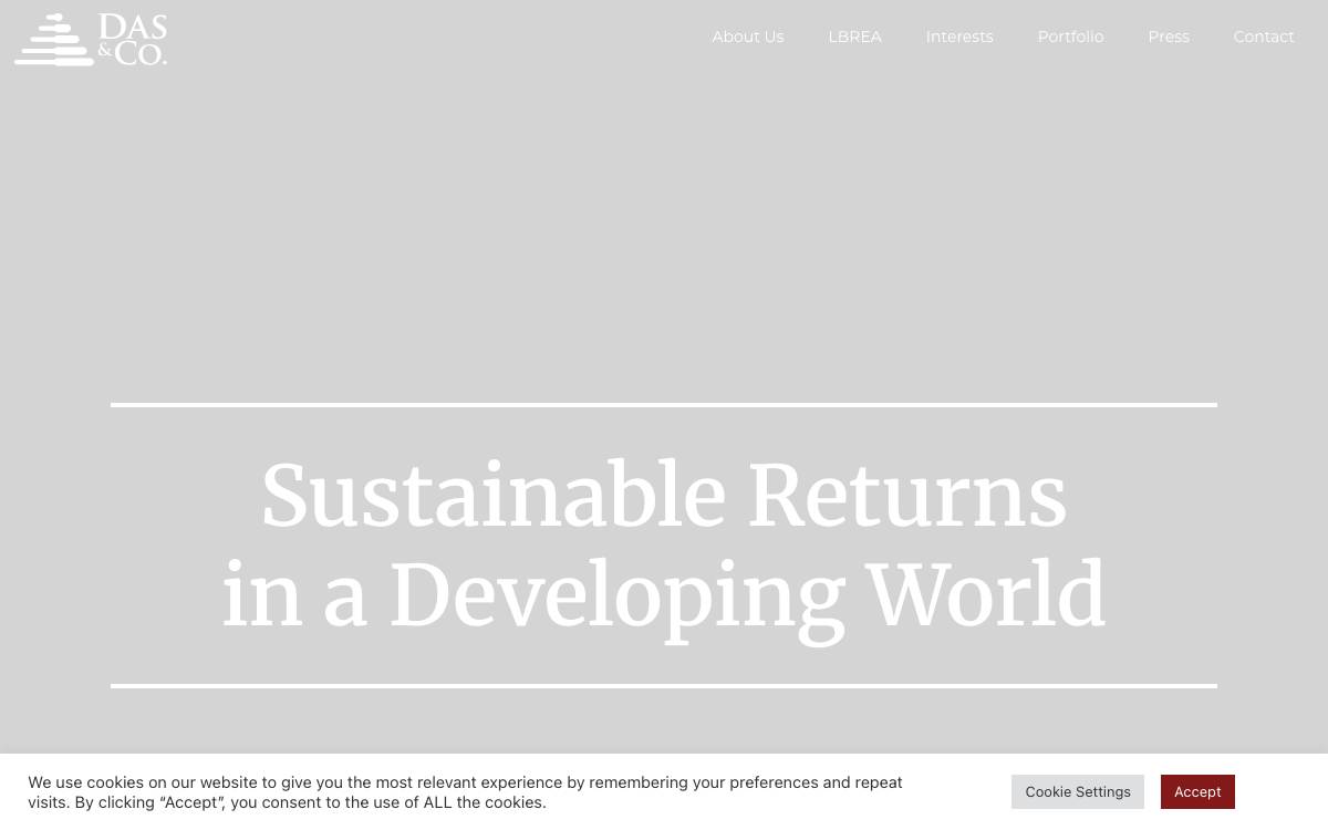 Das & Co. website preview
