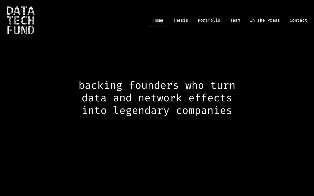Data Tech website preview