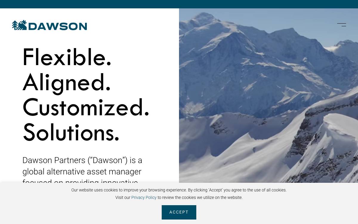 Dawson Partners website preview