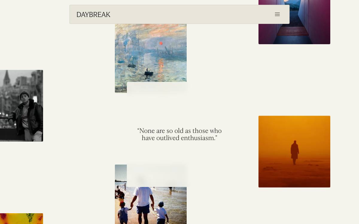 Daybreak Ventures website preview