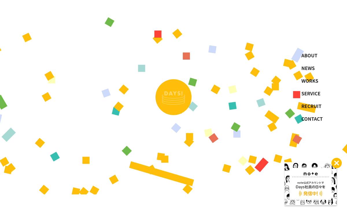 Days, Inc website preview