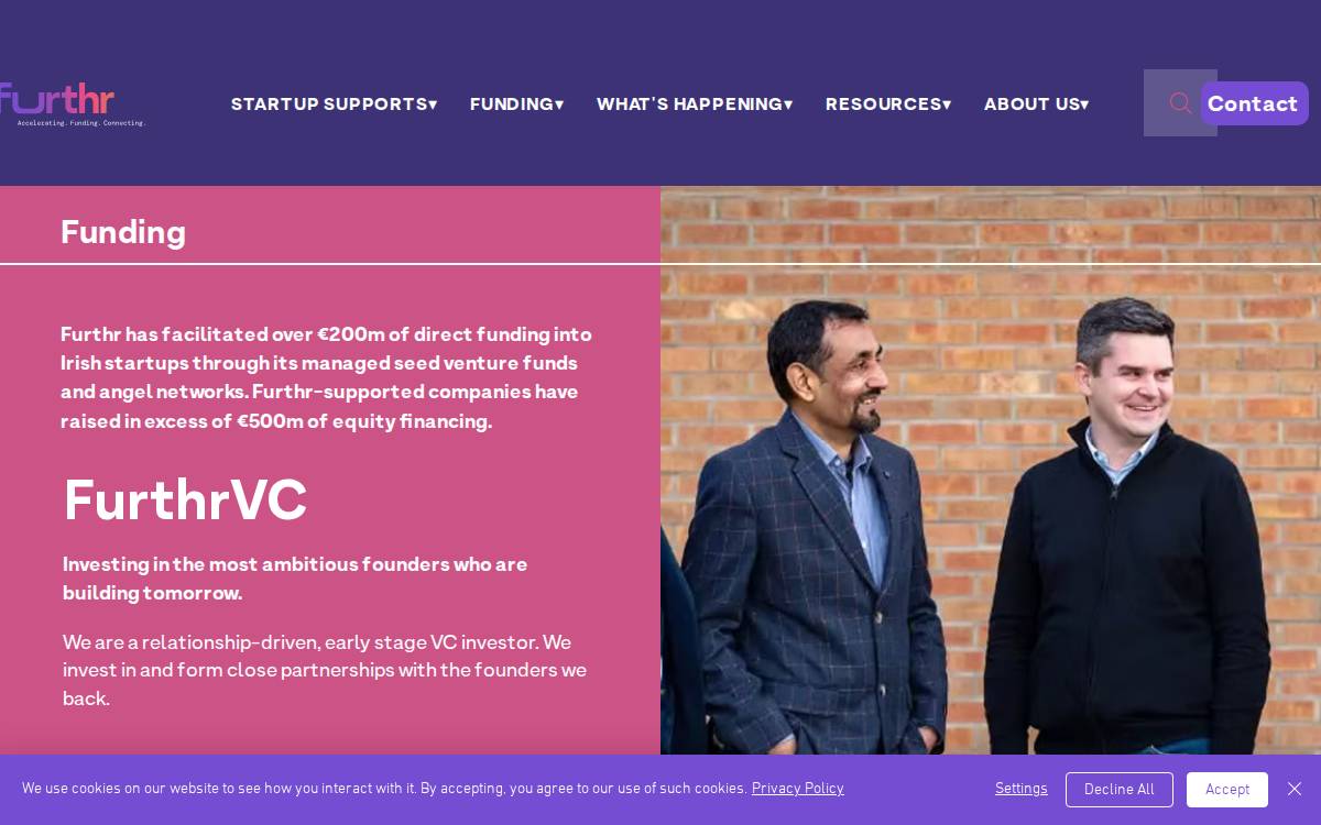 DBIC Ventures website preview