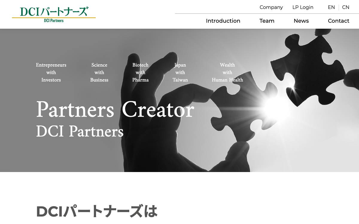 DCI Partners Co. Ltd. website preview