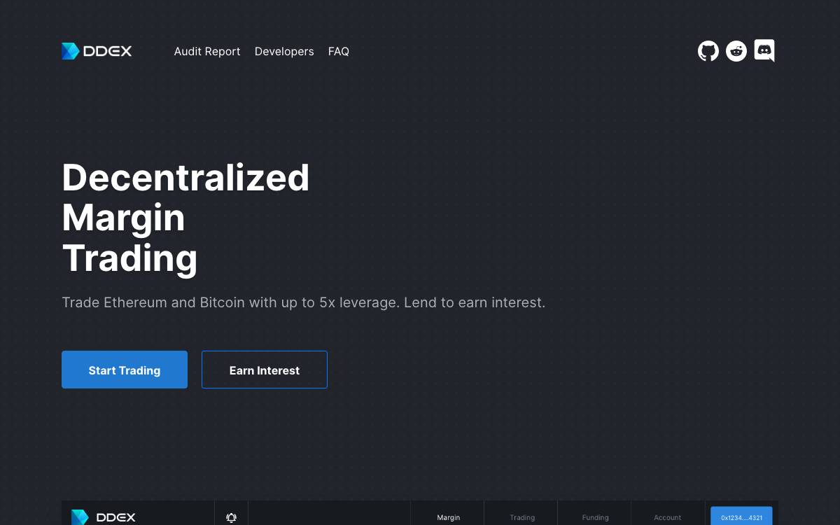 DDEX website preview