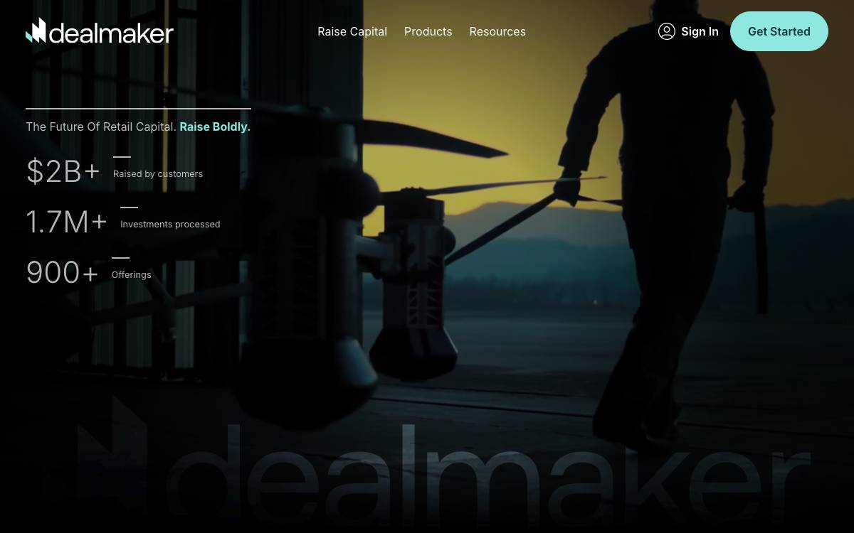 DealMaker website preview