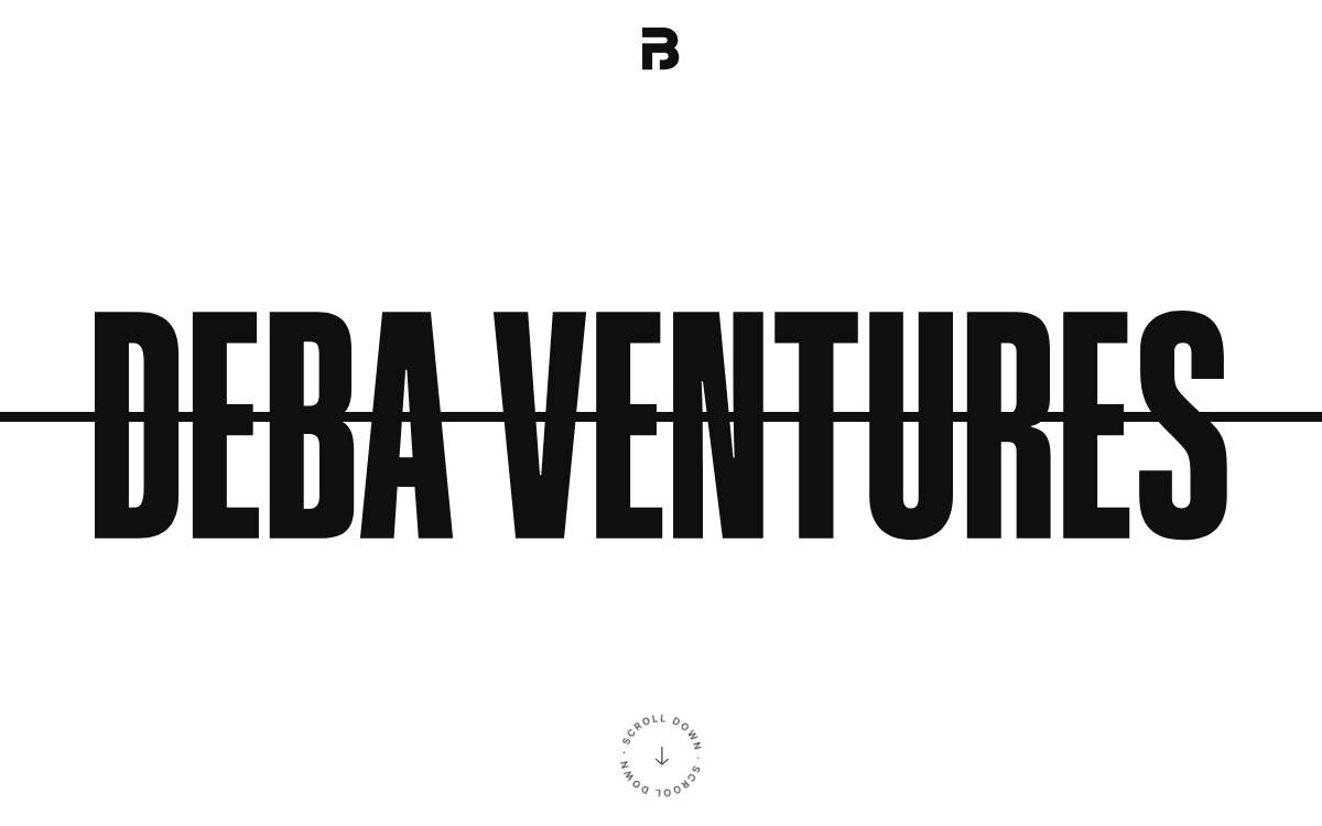 DeBa Ventures website preview