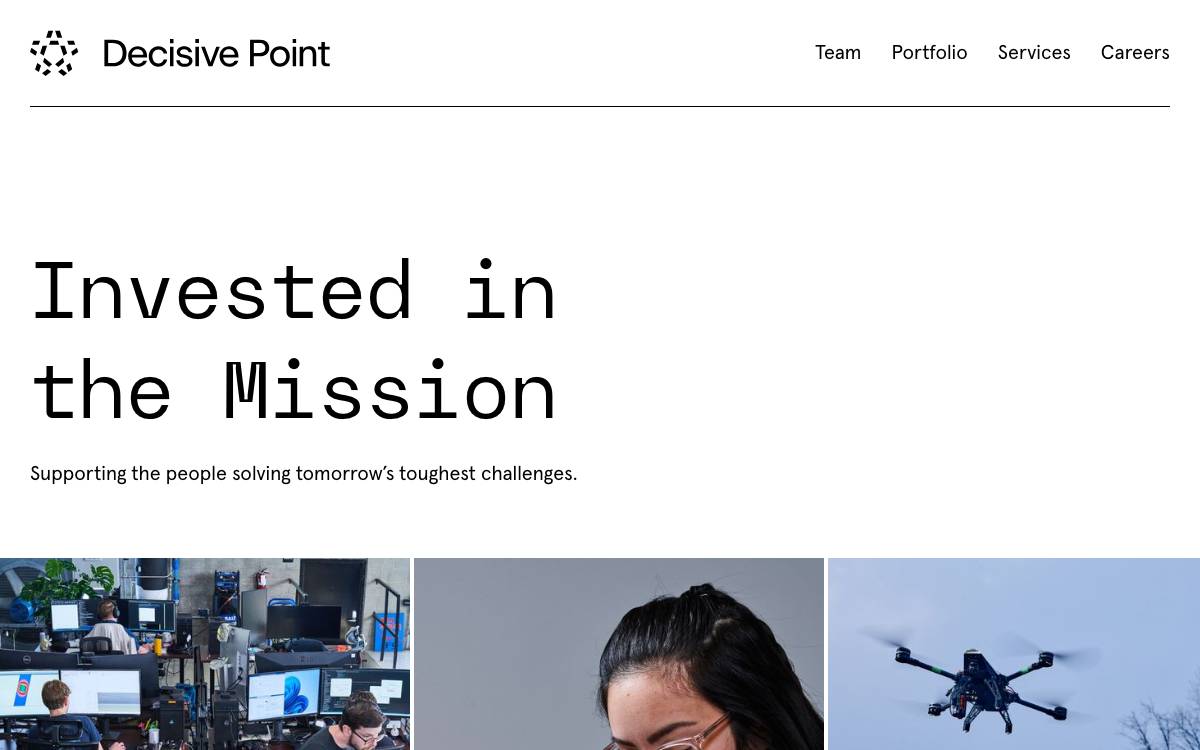 Decisive Point website preview