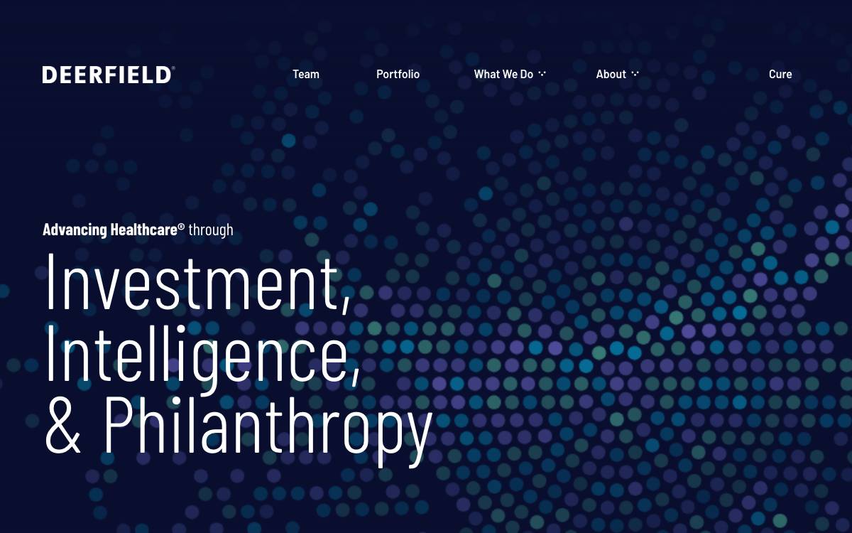 Deerfield Management Company website preview