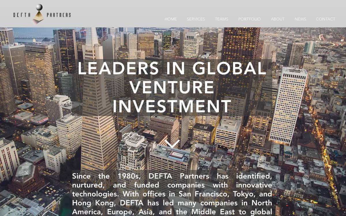 DEFTA Partners website preview