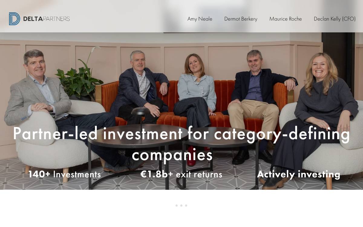 Delta Partners website preview
