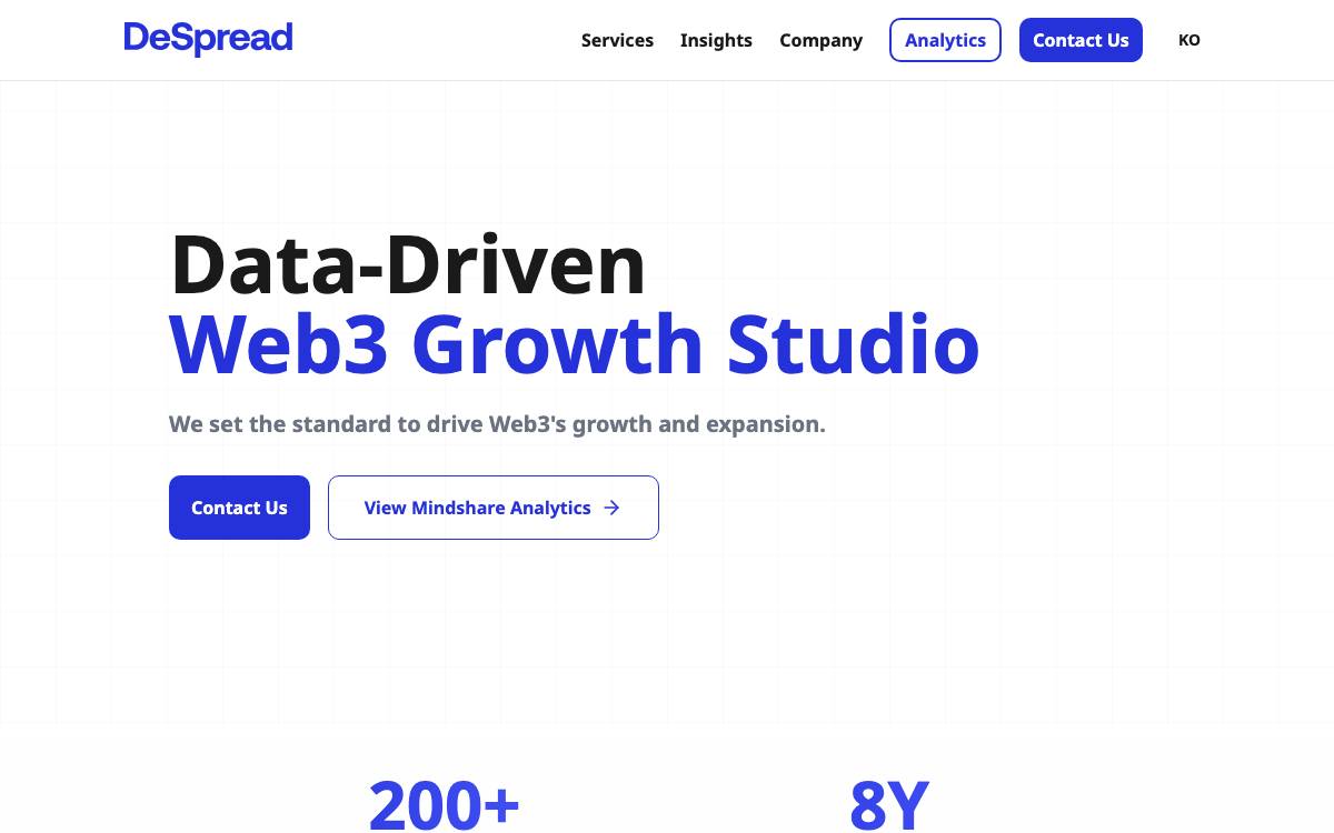 DeSpread website preview