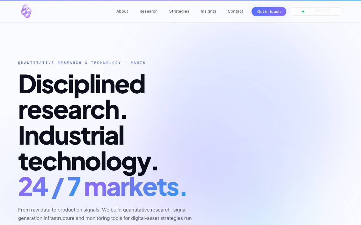 DFI Labs website preview