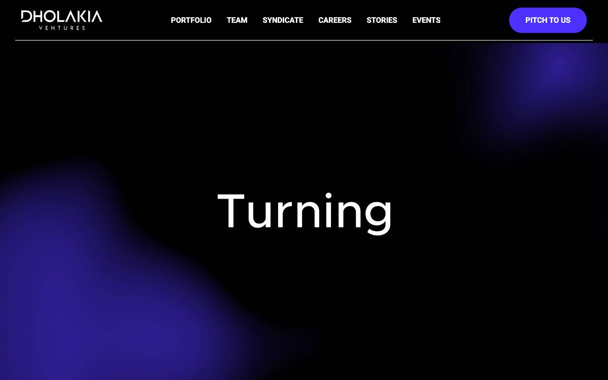 Dholakia Ventures website preview